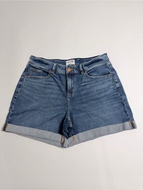 Lane Bryant Flex Magic Waistband Boyfriend Midi Shorts 12